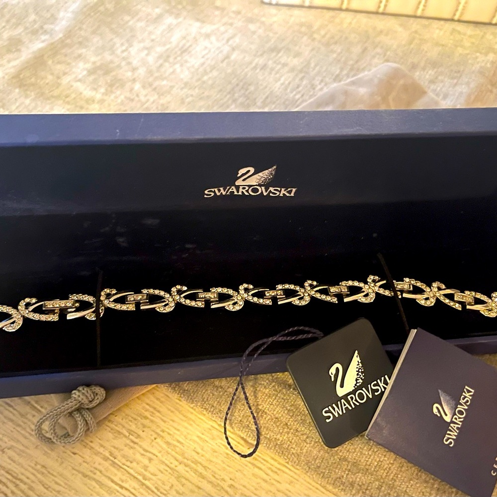 Swarovski tennis style bracelet